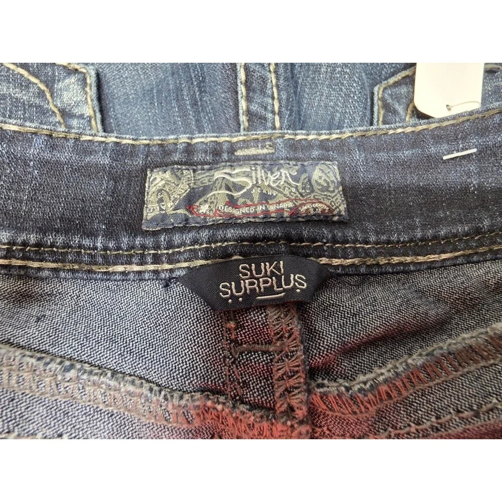 Silver Jeans Co Suki Surplus Blue Denim Jeans Size W31/L30